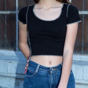 Black Brandy Melville Tee